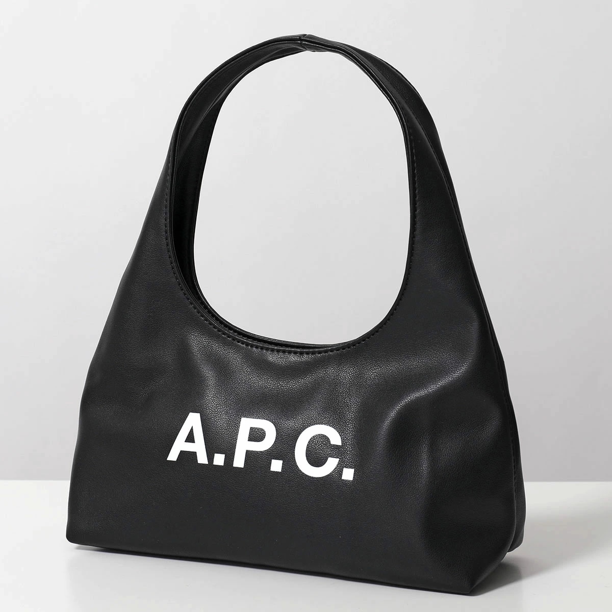 APC A.P.C. アーペーセー ハンドバッグ baby ninon shoulder ベビー ニノン ショルダー PUAAT F67027 レディース ロゴ 鞄 LZZ/NOIR