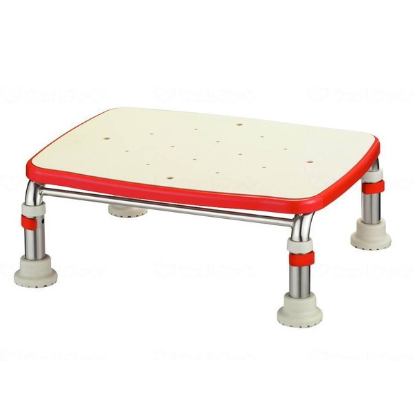 アロン化成 ステンレス製浴槽台R レッド 17.5-25 536448 メーカー直送