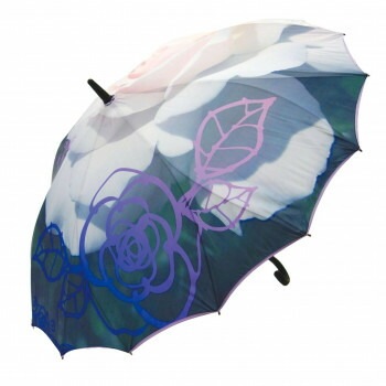 藤田屋 一枚張り長傘 da mon de 60cm シャルム DA-2475（NT）