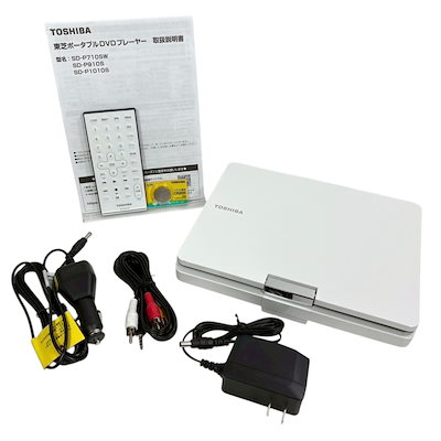 他サイト： 【展示品】ポータブルDVDプレーヤー SD-P910S 9インチ液晶 バッテリー内蔵 車載対応の商品画像