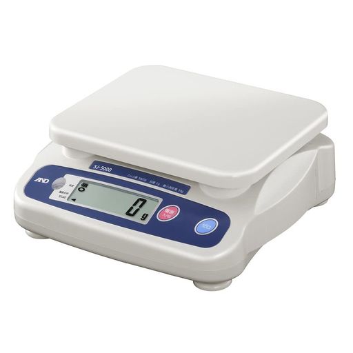 A&D 取引証明用 デジタルはかり SJ-5000 ひょう量:5000g 最小表示:5g(使用範囲:50~5000g) 皿寸法:230(W)*190(D)mm 検定付:使用地区制限なし