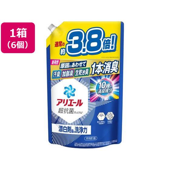 アリエールジェル 詰替 ウルトラジャンボサイズ 1.55kg 6個 Ｐ＆Ｇ洗濯洗剤