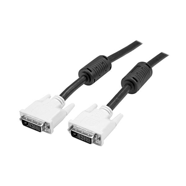 （まとめ） StarTech.com DVI-Dデュアルリンクケーブル ブラック 2m オス／オス DVIDDMM2M 1本 [x3セット]