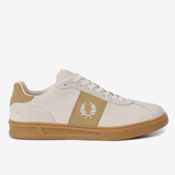 男性（FRED PERRY）B4スエードブラックレザーシューズ_SFPM2438325_X44