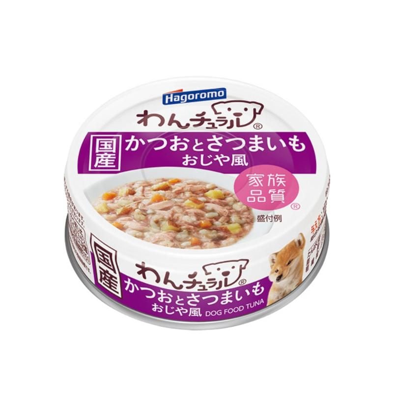 （まとめ買い）わんチュラル かつおとさつまいもおじや風 70g 犬用フード [x24]
