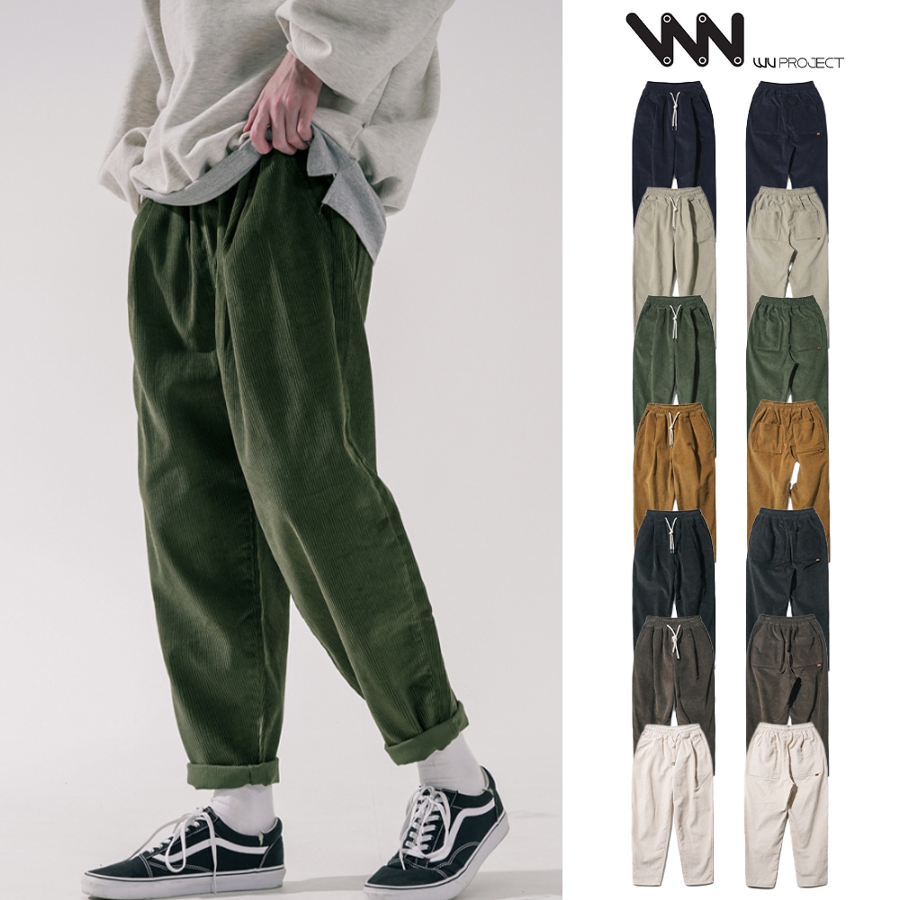 [WV PROJECT] Churros Corduroy Banding Pants