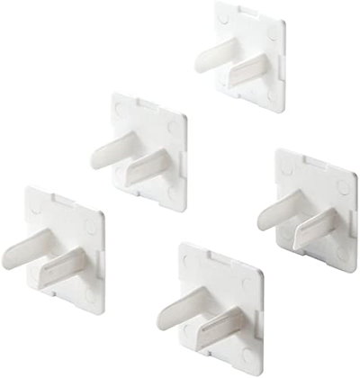 他サイト： サンワサプライ コンセント安全キャップ 抜け止め用 2P用 100個入 TAP-CAP2P100Lの商品画像