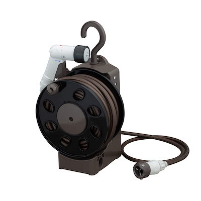 他サイト： タカギ(Takagi) ホース ホースリール オーロラLIGHT 15m(BR) ブラウン おしゃれ 軽量 R1415BRの商品画像