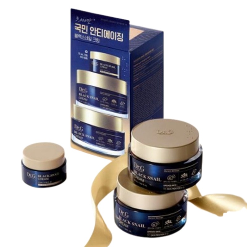 ドクタージー ブラック スネイル クリーム 50ml 1 + 1 企画 (+ 15ml) (栄養クリーム)