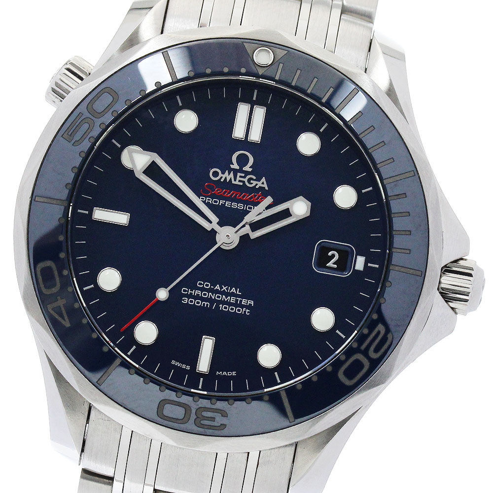 オメガ OMEGA 212.30.41.20.03.001 シーマスター300 デイト コーアクシャル 自動巻き メンズ _886654【中古】