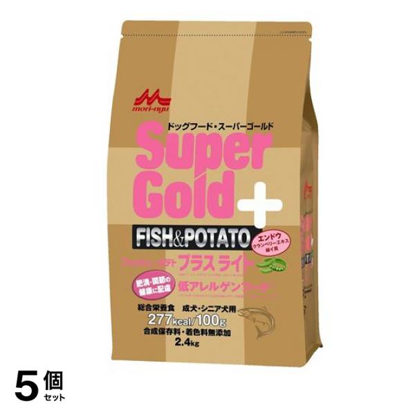 森乳 フィッシュ&ポテト プラスライト 肥満・関節の健康に配慮 2.4kg 5個セット