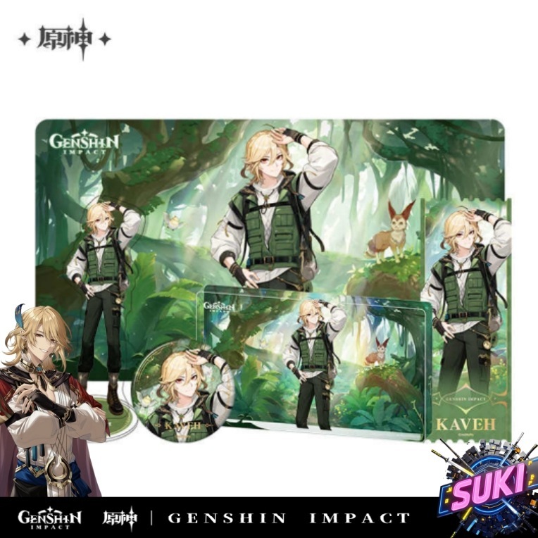「アクリルスタンド/置物/マウスパッド」【プロ品質を極める!】原神 グッズ / カーヴェ インプレッションシリーズ / Genshin Impact Kaveh 卡维 げんしん コスプレ