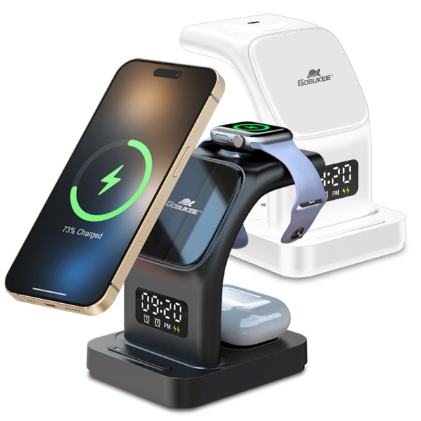 マックセーフ 5in1 ワイヤレス充電器 iPhone アップルウォッチ エアポッド オールインワン マルチ スタンド