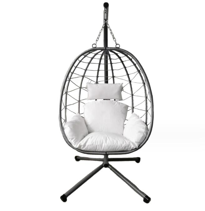 ロッキングチェア籐椅 吊りロッキングチェア ホームハンモック ロッキング ハンギングチェアスイングロッキングチェア屋内バルコニー折りたたみレジャーハンギング ロッキングチェア