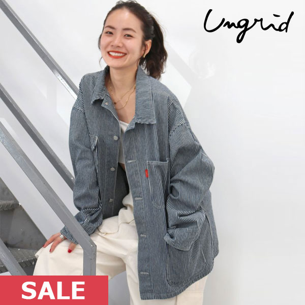 【SALE50%OFF】 【即納】 アングリッド ungrid 23winter ビッグシルエットカバーオール アウター Gジャン ミドル丈 ジャケット セットアップ setup 1123402359