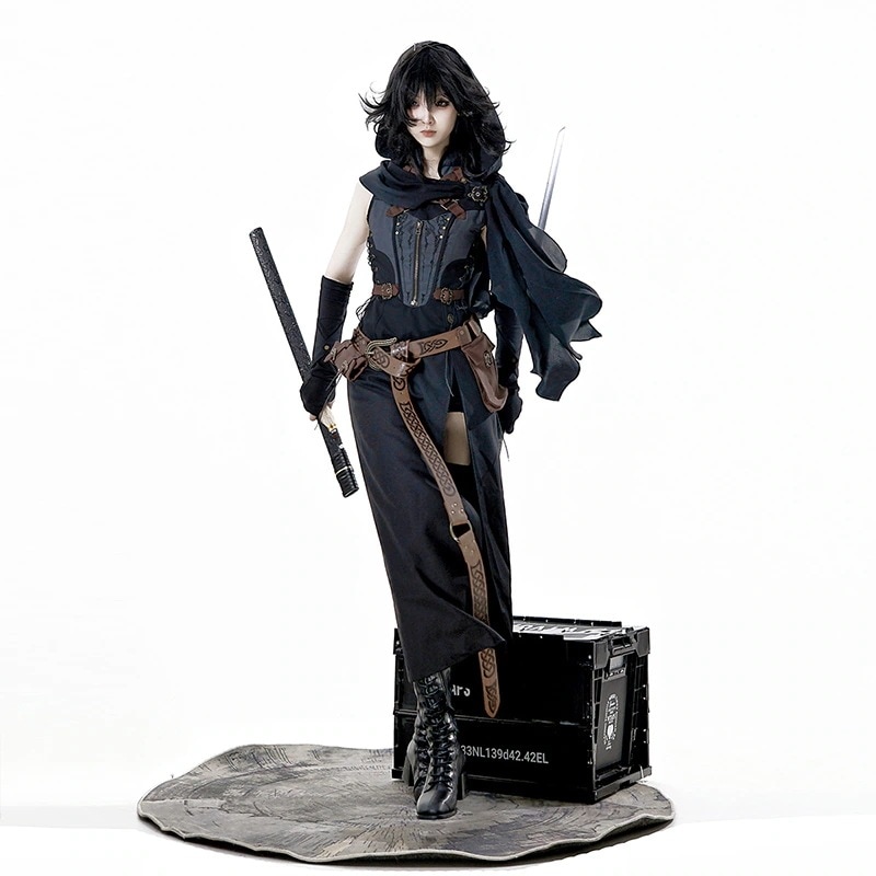 正規品デザインダークダストlolitaベルトショールカフスワンピースパンツゴシック