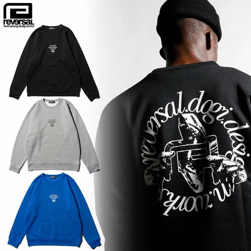 【reversal/リバーサル】クルーネック スウェット/CIRCLE LOGO FLEECE CREW NECK rv23aw209 9,900円