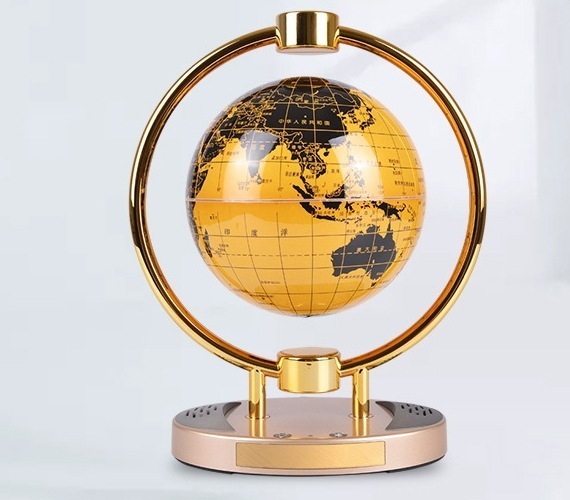 けんだくちきゅうけい クリエイティブなBluetoothスピーカー 発光自転工芸品の置物