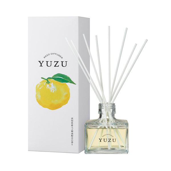 （まとめ） デイリーアロマジャパン 高知県産YUZU リードディフューザー 120mL 1セット [x3セット]