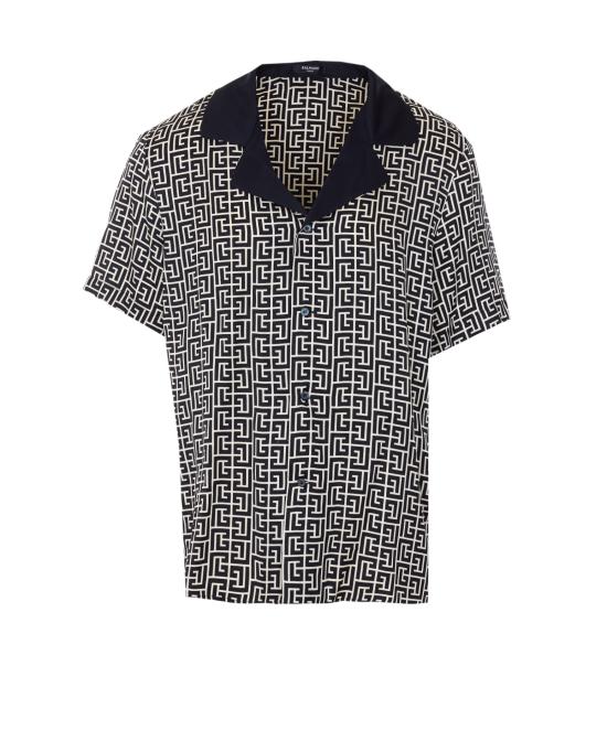 BALMAIN Men T-Shirts HN133VI36 GXE Black