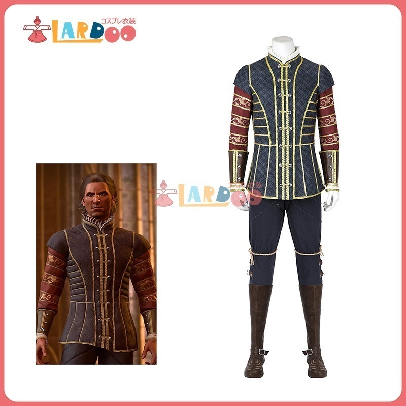 【工場直販 品質保証】 バルダーズ ゲート3 Baldur s Gate 3 ラファエル/Raphael コスチューム コスプレ衣装/靴