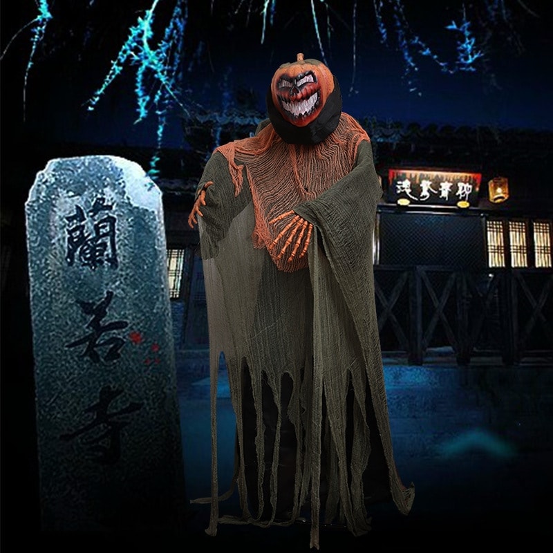 ハロウィンゴーストカボチャ男ビッグゴーストホラーコスム怖いホラーお化け屋敷ktvバーシーン装飾小道具