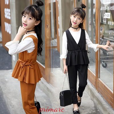 Qoo10] 卒業式 パンツスーツ 女の子 ピアノ発表 : キッズ