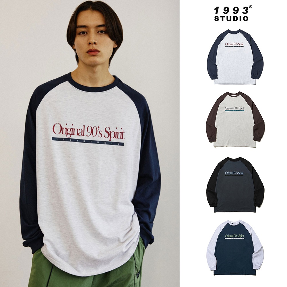 [1993studio] Original Raglan Long Sleeve
