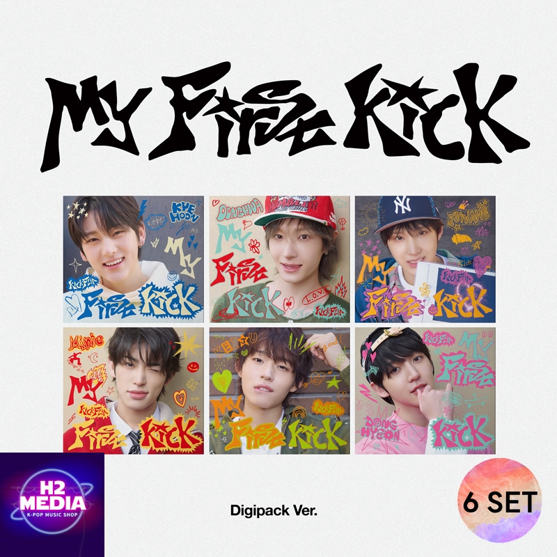 [6種 SET] KickFlip - 4TH MINI ALBUM My First Kick (DIGIPACK)