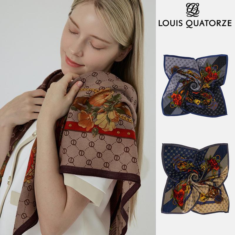 プルーズ ウール スクエア スカーフ 1BSS178