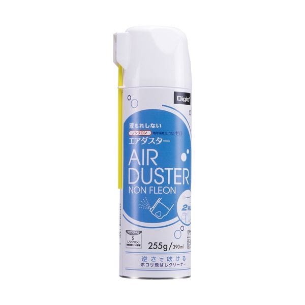 （まとめ）ナカバヤシ ノンフロンエアーダスター2WAYタイプ 390ml DGC-JB12 1本(×5セット)