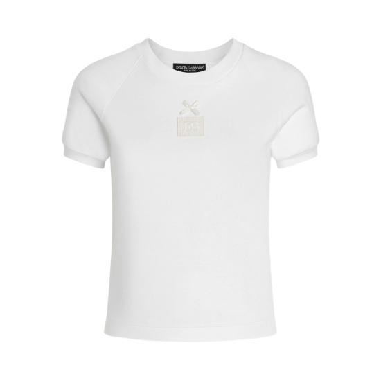 DOLCE & GABBANA Women Tops F8V88Z HU7SD W0800 WHITE
