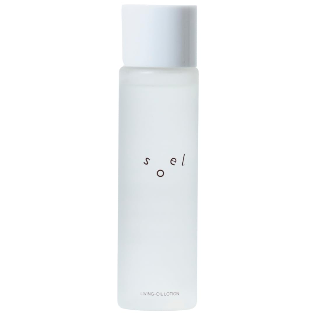 【乾燥・くすみ対策に】soel(ソエル) LIVING-OIL LOTION 化粧水 120mL soel 天然植物由来 ローション 高保湿 さらっと浸透 たっぷり潤い 天然の香り 敏感肌