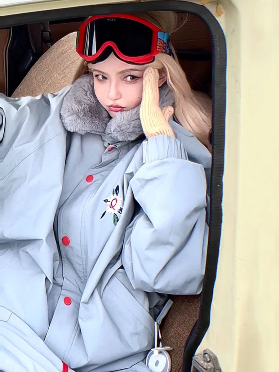 （1～3日で出荷）スノーボードウェア 2024 2025 上下セット レディース メンズ 防水15000 ジャケット アウター パンツ ピンク ブルー スノボー スキーウェア スノボウェア 韓国風 防 16,821円