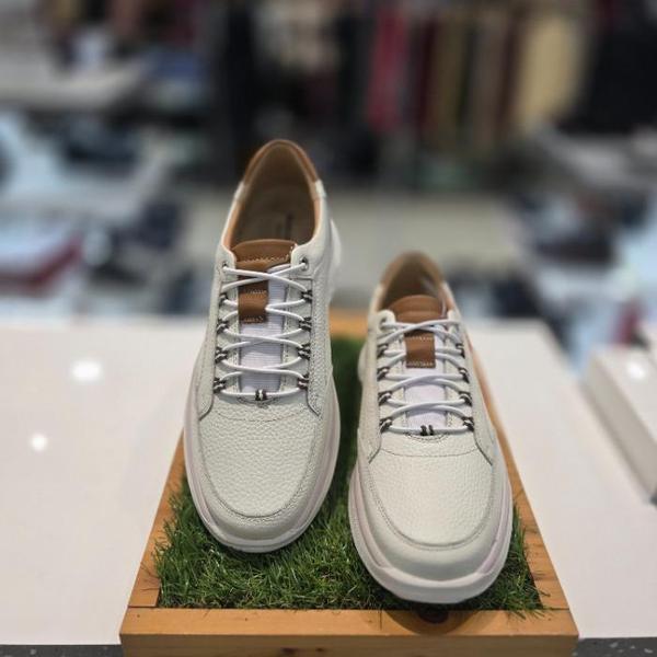 セーブゾーン04 男性コンフォートカジュアルラテックスインソール軽量スニーカー ホワイト 33MFPRUJS (S43599586)