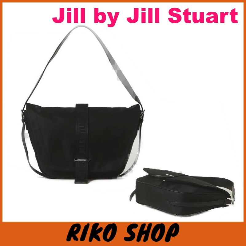 ジルスチュアート ショルダーバッグ ブラック ストラップ飾り 韓国 オールシーズン 20代 30代