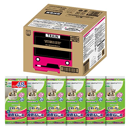 デオトイレ 消臭抗菌シート 複数ねこ用 48枚(8枚6袋) [猫用システムトイレシート] システムトイレ用 【Amazon.co.jp限定】 6,527円