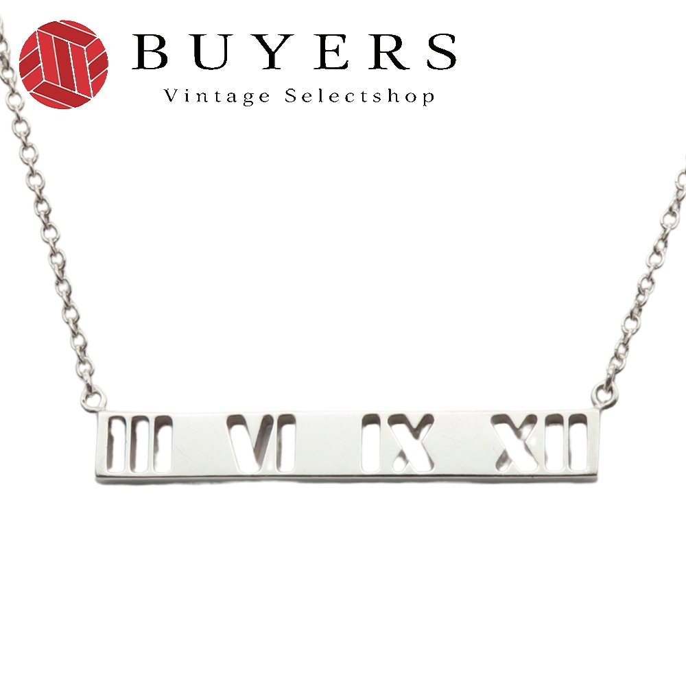 中古 ネックレス アトラス オープン シルバー925 約2.3g シルバー アクセサリー レディース 女性 17,963円