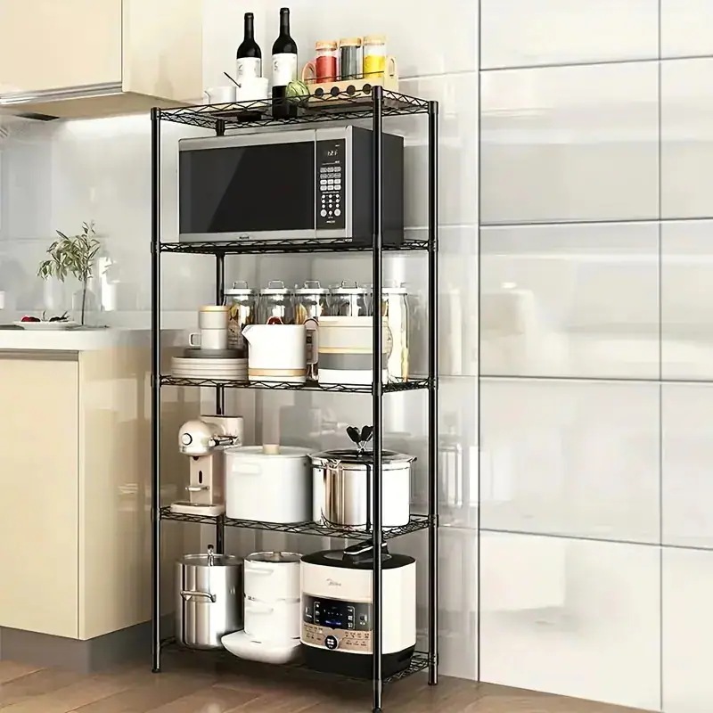 【1つ買うと1つ無料】【メガ割 】フロアスタンディング収納棚345層メタル収納ラック高さ調節可能なバルコニー用花ポットホルダー鉢植え収納ラック寝室リビングバス書斎用雑貨収納ラック家庭の整理整頓用品65