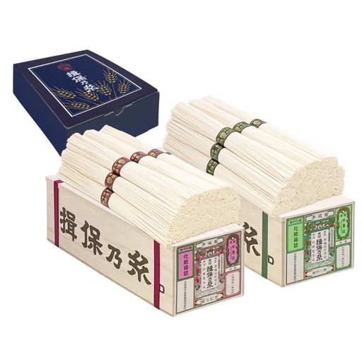 手延素麺 揖保乃糸 国産小麦 播州小麦 50G×12束 縒つむぎ 50G×12束 そうめん 木箱 ギフト/BM-40N/ 4,733円