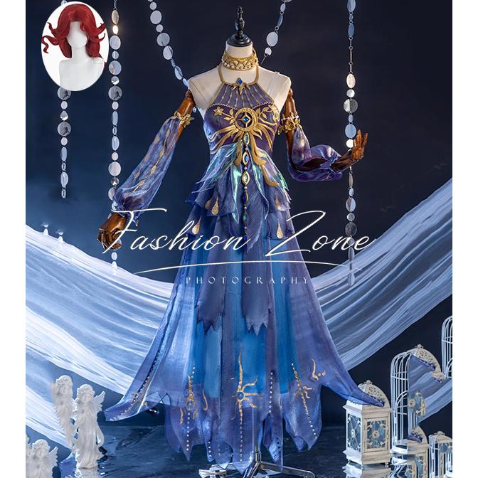IdentityV 第五人格 風 漁師 漁女 垂涙を神女 コスプレ衣装 ウィッグ cosplay ハロウィン 演出服 変装