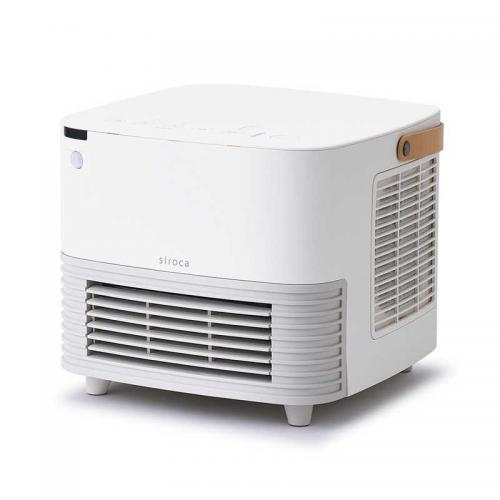 シロカ SIROCA 人感センサー付きセラミックファンヒーター ポカCUBE ホワイト 人感センサー付き SHCF151W SHFC151