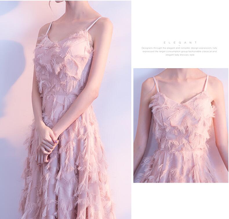 大人気 上品 6色 WeddingDress ウエディングドレス カラードレス 演奏会 ブラカップ付き フェザー 羽 ロングドレス パーティードレス 結婚式 二次会ドレス イブニングドレス 前撮り 発