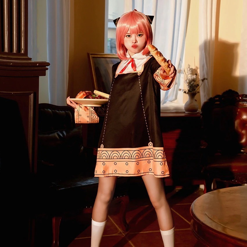 送 料 無 料スパイままごと服アニヤ服女性子供服エデン園学院ハロウィン制服舞台服