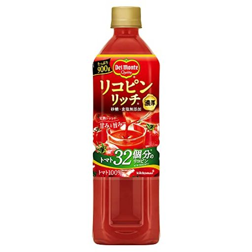デルモンテ リコピンリッチトマト飲料900G×12