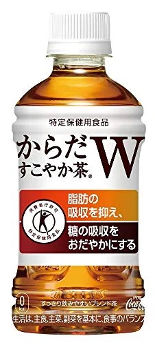 からだすこやか茶W [2CS] [トクホ] コカコーラ からだすこやか茶 W (350mlPET24本)2箱