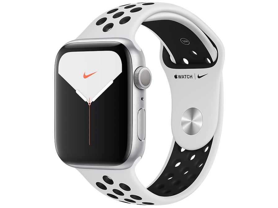 Apple Watch Ni ke Series 5 GPSモデル 44mm MX3V2J/A [ピュアプラチナム/ブラックNi keスポーツバンド] 即納OK