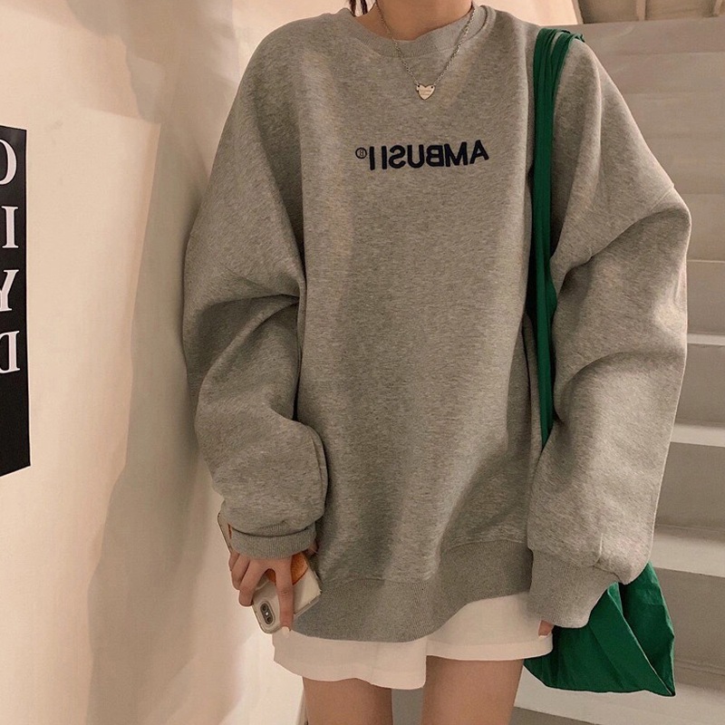 トップス トレーナー レギュラー丈 長袖 レギュラー袖 ラウンドネック ウール 厚手 コットン ベルベット シンプル カジュアル お洒落 かっこいい ラフ メンズライク ルーズ 抜け感 柄 6,619円