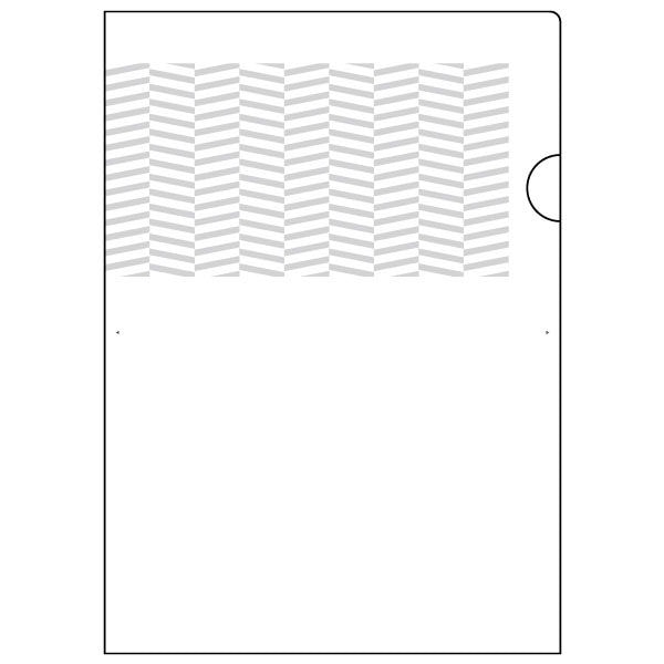 （まとめ買い）紙製トリック！クリアフォルダ A4 パターン小 100枚 GB2471 [x3]