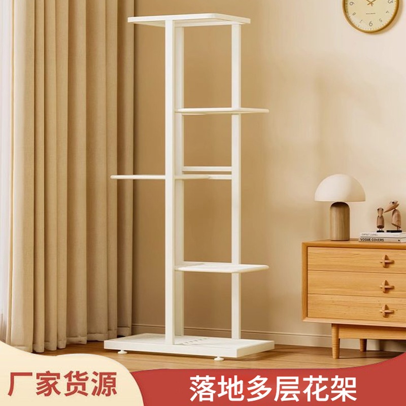 ライトラグジュアリーフラワーラックバルコニーストレージラックインテリア装飾家庭用シンプルなフラワーポットラックフロアスタンドマルチレイヤーグリーンアイビーフラワーラック 5,524円